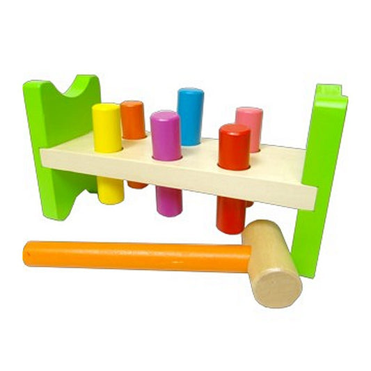 Simply For Kids Houten Hamerbank + Hamer Default Title Sorteren & Stapelen Joy&Bloom