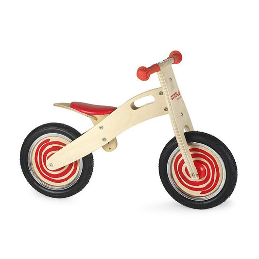 Simply For Kids Houten Loopfiets Rood Default Title Loopfietsen/Loopmotoren Joy&Bloom