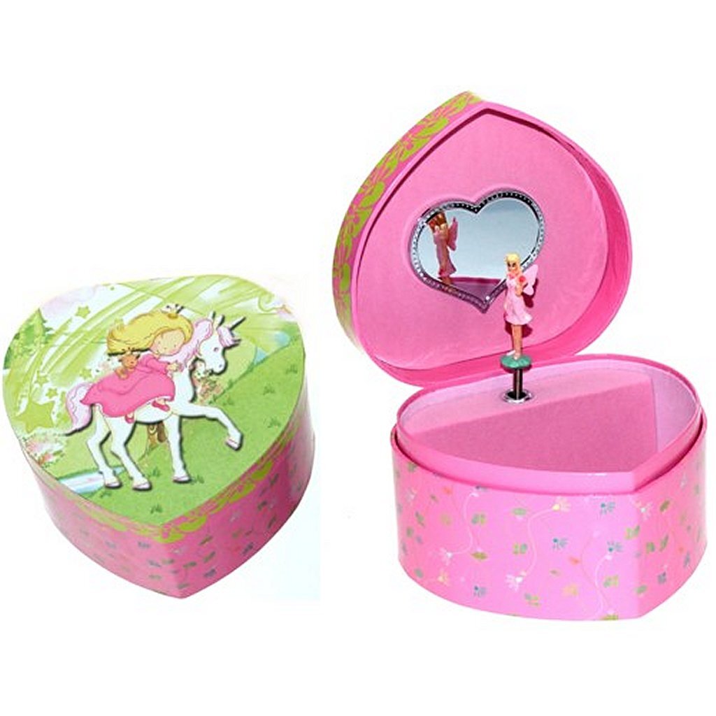 Simply For Kids Houten Juwelendoosje Met Muziek Prinses Op Paard Default Title Muziekdoosjes & Sieraden Joy&Bloom