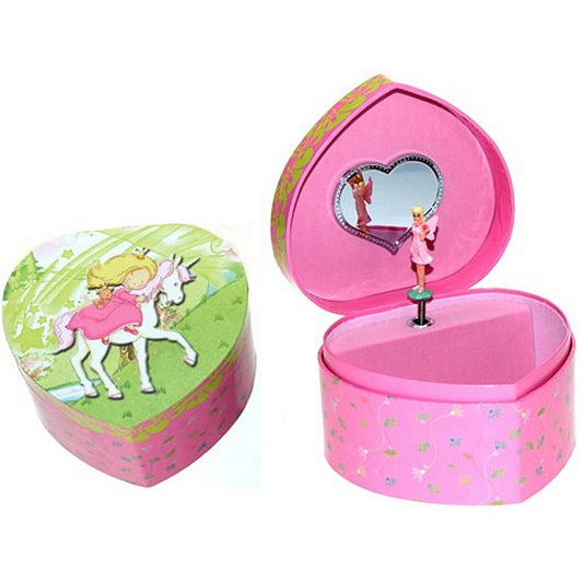 Simply For Kids Houten Juwelendoosje Met Muziek Prinses Op Paard Default Title Muziekdoosjes & Sieraden Joy&Bloom