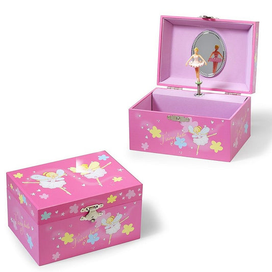 Simply For Kids Houten Juwelendoosje Met Muziek En Ballerina Default Title Muziekdoosjes & Sieraden Joy&Bloom