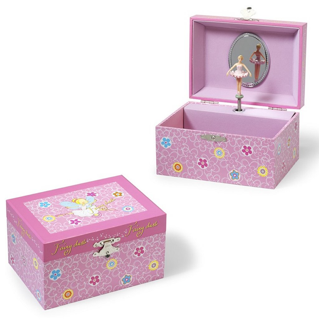 Simply For Kids Houten Juwelendoosje Met Muziek En Ballerina Default Title Muziekdoosjes & Sieraden Joy&Bloom