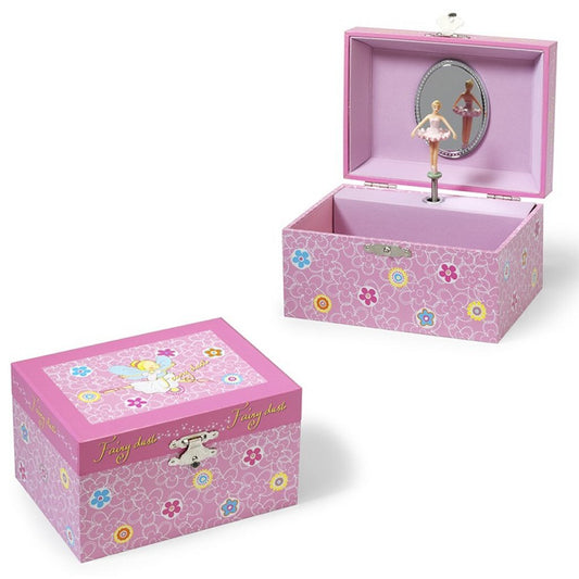 Simply For Kids Houten Juwelendoosje Met Muziek En Ballerina Default Title Muziekdoosjes & Sieraden Joy&Bloom