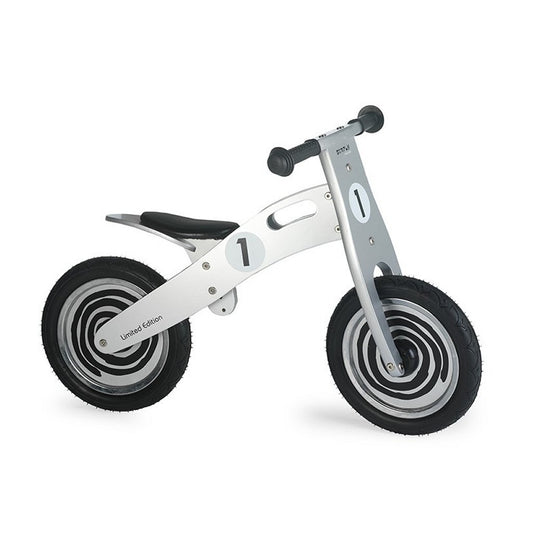 Simply For Kids Houten Loopfiets Silver Default Title Loopfietsen/Loopmotoren Joy&Bloom