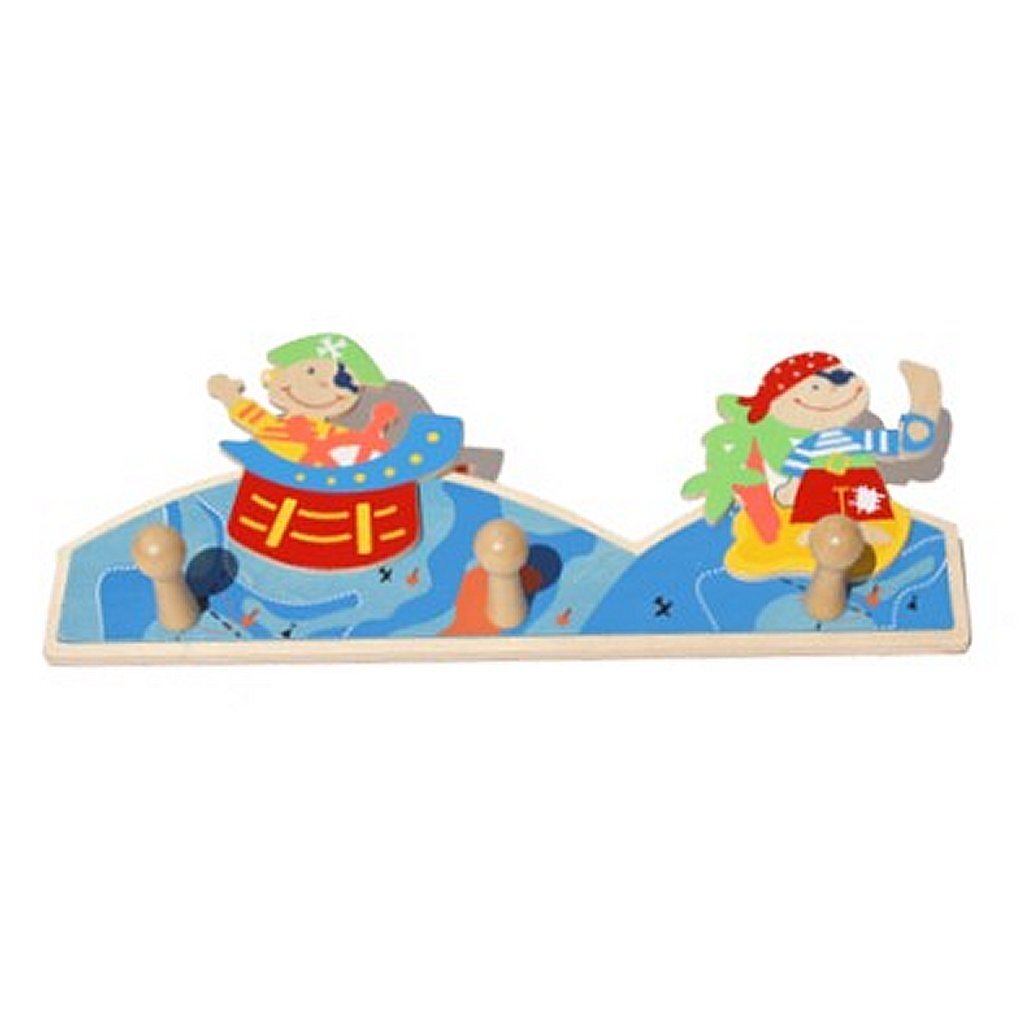 Simply For Kids Houten Kapstok Piraat Default Title Accessoires Joy&Bloom