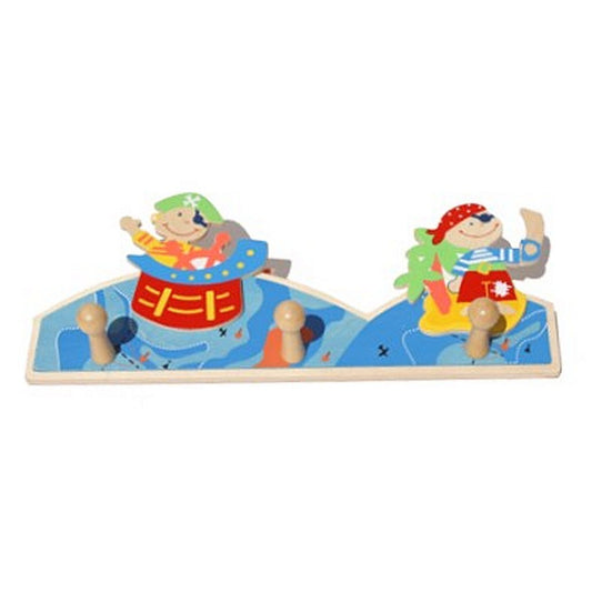 Simply For Kids Houten Kapstok Piraat Default Title Accessoires Joy&Bloom