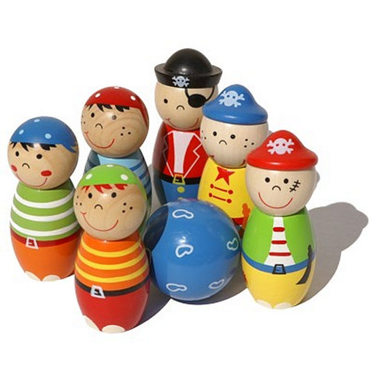 Simply For Kids 22107 Houten Kegelspel Piraten Default Title Kegelspellen Joy&Bloom