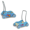 Simply For Kids Houten Duwwagen Blauw Default Title Duwwagens & Blokkenwagens Joy&Bloom