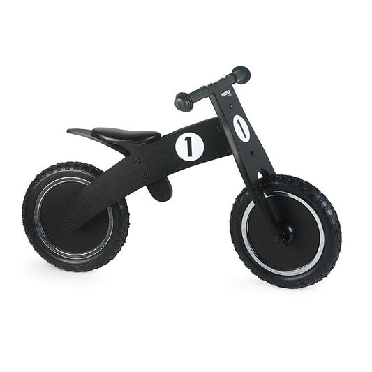 Simply For Kids Balance Bike Black Houten Loopfiets Met Anti-Lek Band Default Title Loopfietsen/Loopmotoren Joy&Bloom