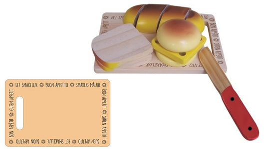 Simply For Kids Houten Brood Snijset Default Title Huishouden & Keuken Joy&Bloom