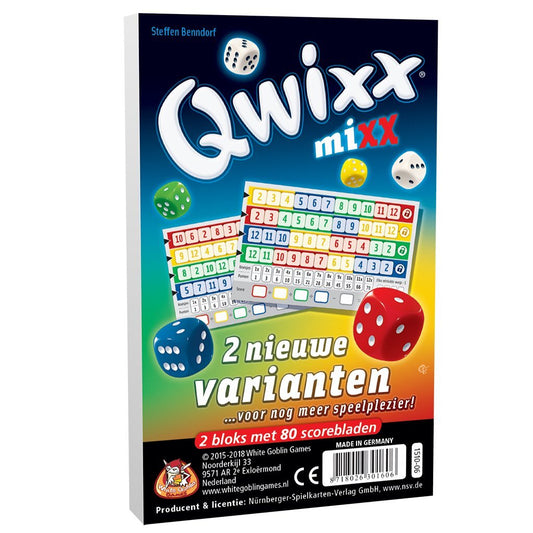 White Goblin Games Qwixx Mixx Default Title Dobbelspellen Joy&Bloom