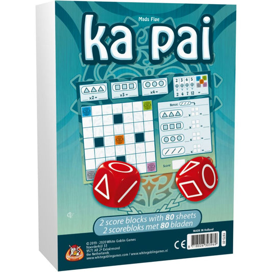 White Goblin Games Ka Pai Scoreblok Default Title Dobbelspellen Joy&Bloom