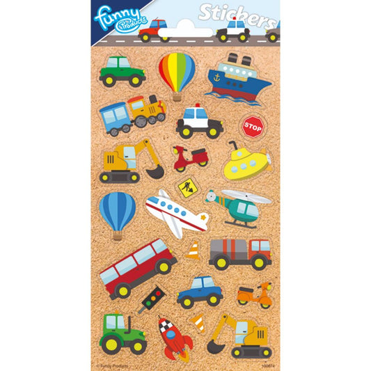 Basic Voertuigen Stickers Default Title Stickerboeken + Sets Joy&Bloom