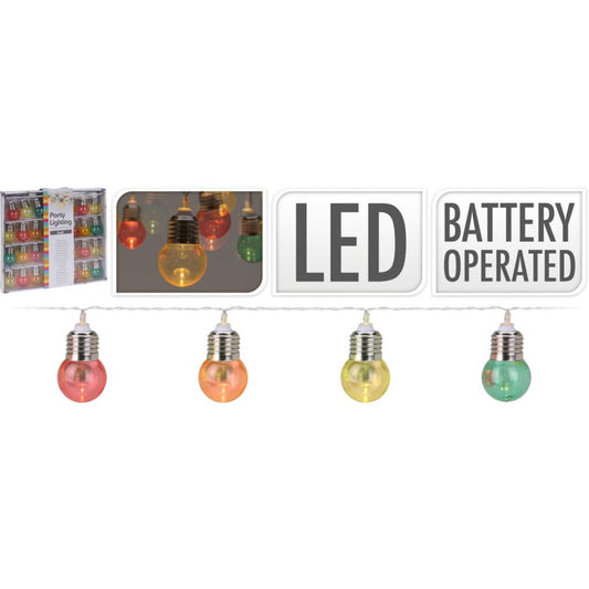 Basic Led Verlichtingsnoer Met 30 Lampjes Multicolor Default Title Feestavond Joy&Bloom