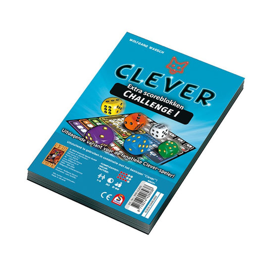 999 Games Clever Challenge Scorebladen 2 Stuks Default Title Dobbelspellen Joy&Bloom