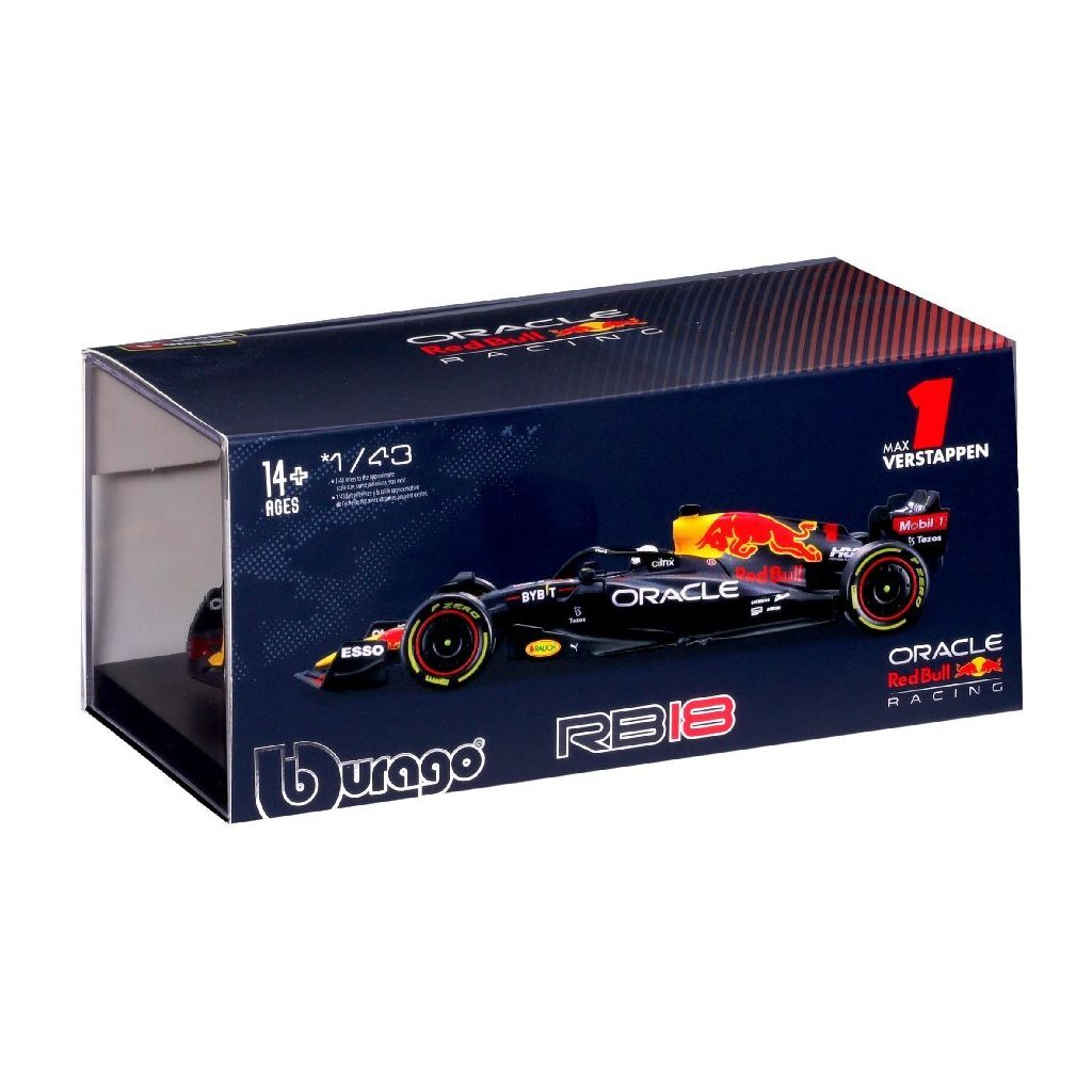 Bburago Red Bull Max Verstappen Rb18 Formule 1 Seizoen 2022 Formule 1 Joy&Bloom