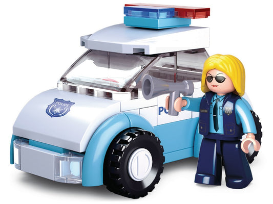 Sluban Girls Dream Serie M38-B0600B Politievrouw Met Politiewagen 69-Delig Default Title Sluban Joy&Bloom