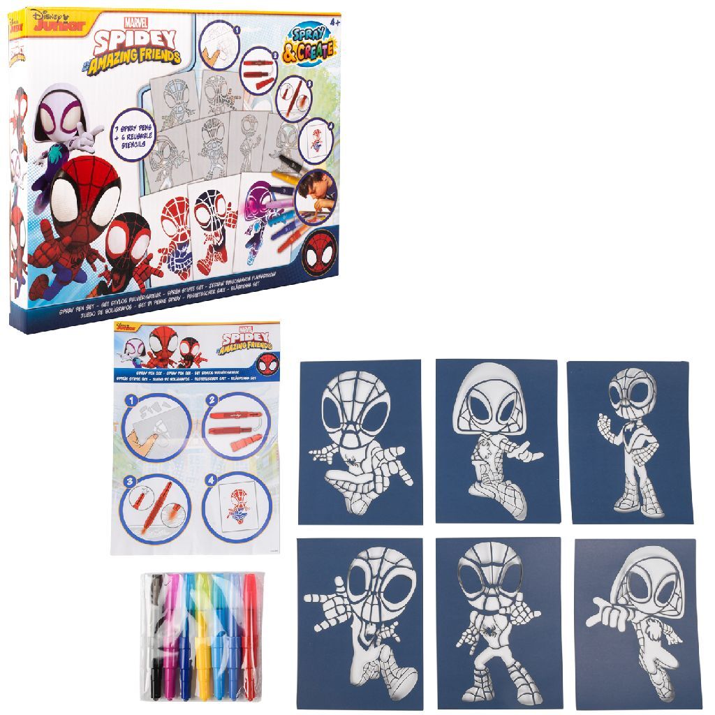 Marvel Spidey Spraypen Set Default Title Airbrush Joy&Bloom