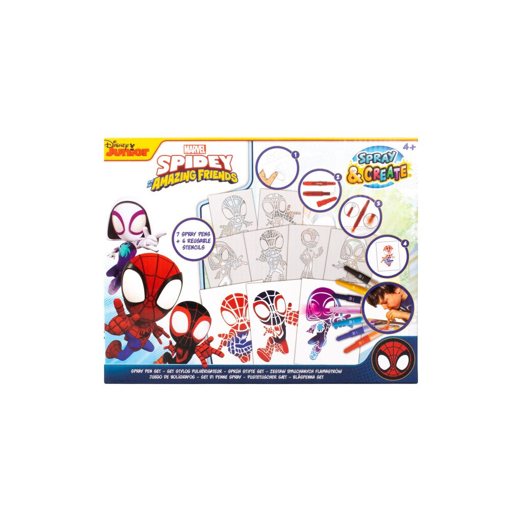 Marvel Spidey Spraypen Set Airbrush Joy&Bloom