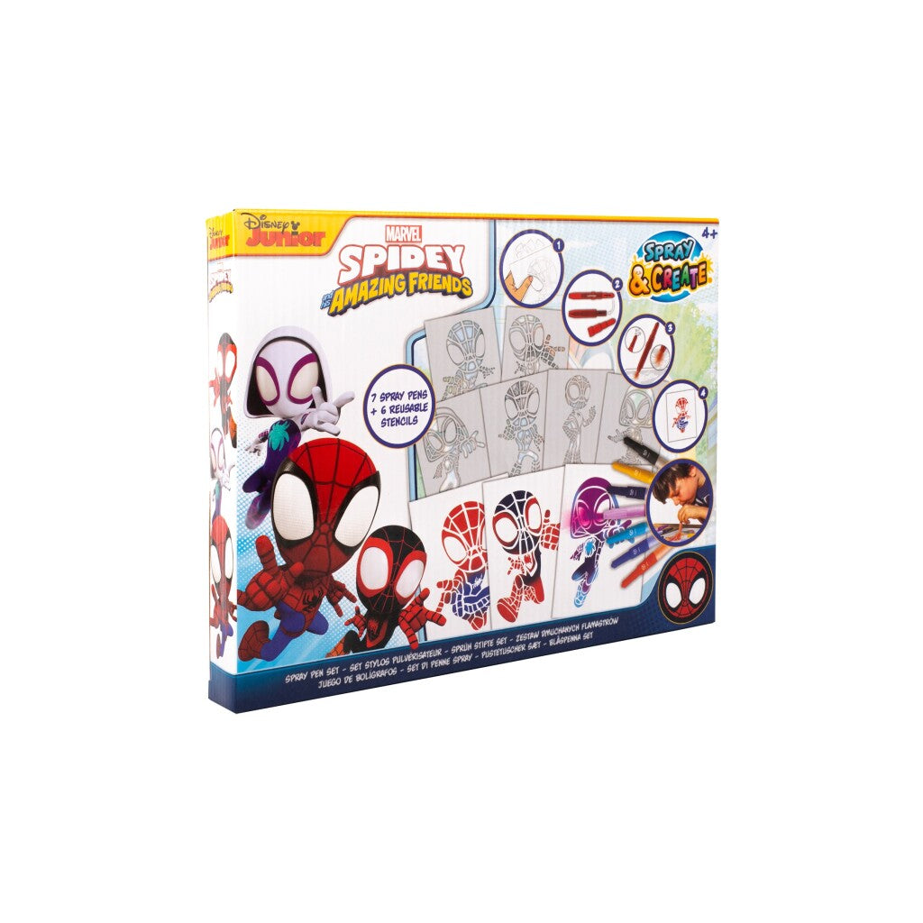 Marvel Spidey Spraypen Set Airbrush Joy&Bloom
