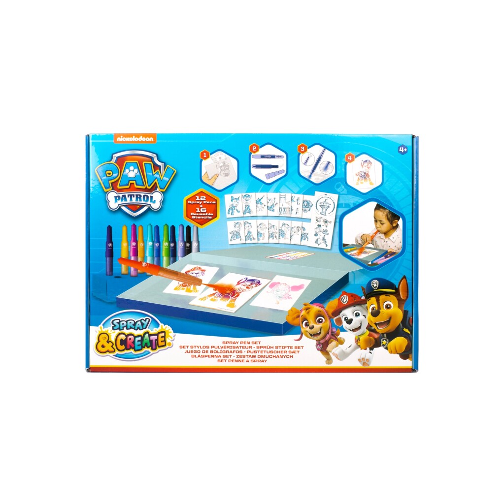 Paw Patrol Spray And Create Spray Pen Set Deluxe Kleursets Joy&Bloom