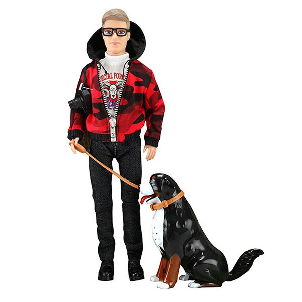 Lucas Tienerpop Lucas + Hond Met Geluid Tienerpoppen Joy&Bloom