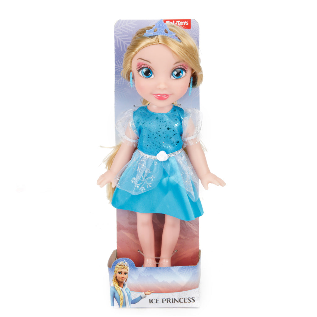 Ice Princess Toi-Toys Pop Ijsprinses 28 Cm Blauw Tienerpoppen Joy&Bloom