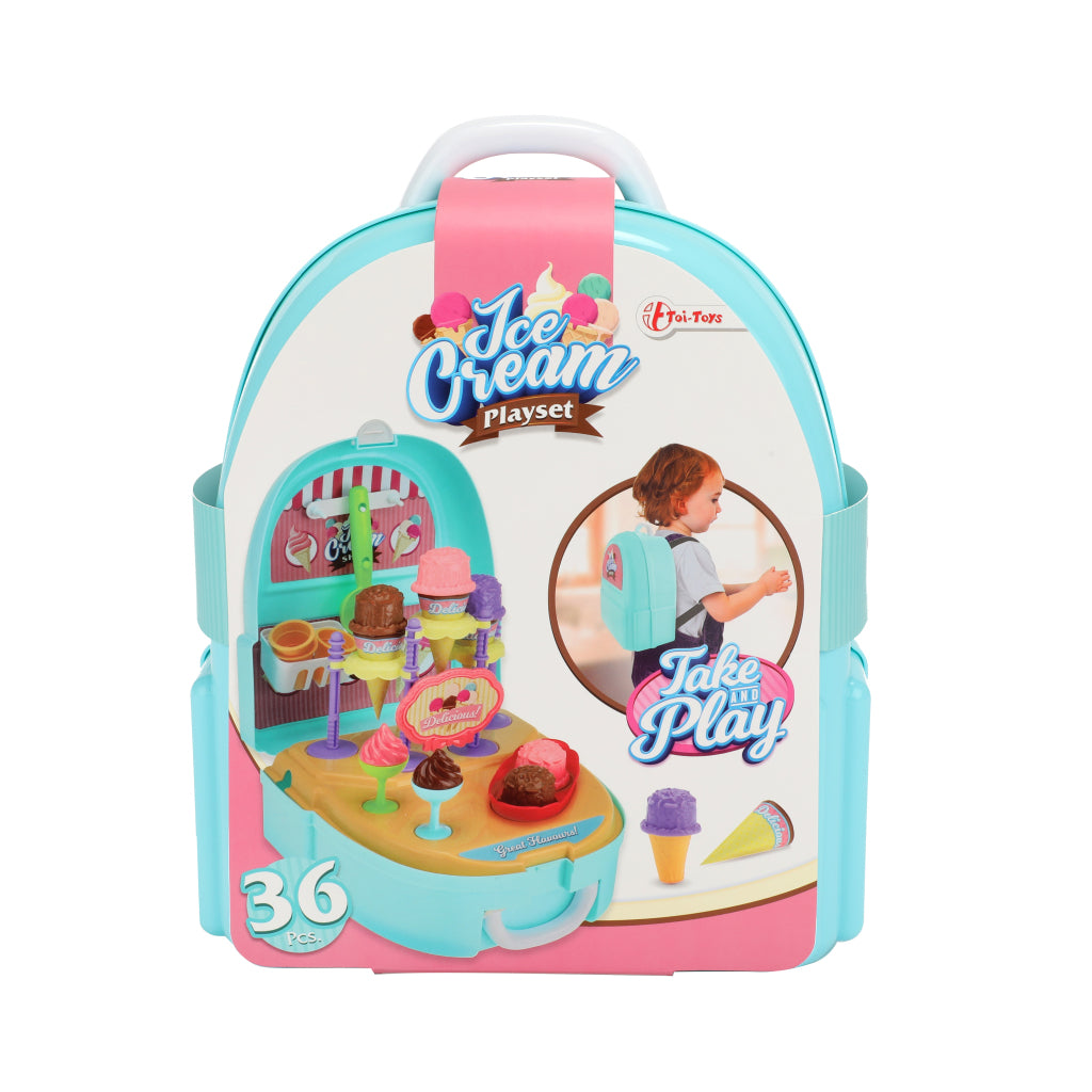 Toi-Toys Toi Toys Speelset Ijsjes In Rugzak Rugzakken en Tassen Joy&Bloom