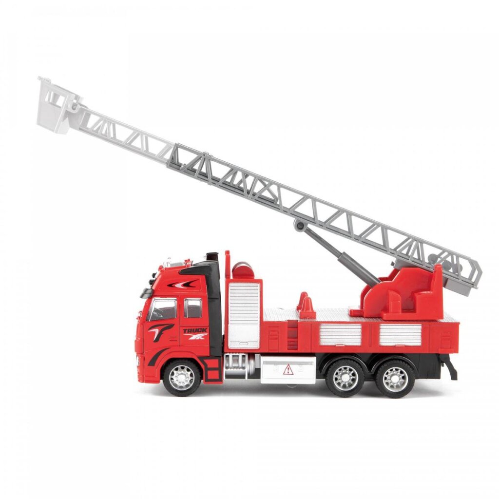 Metal Brandweerwagen 1:38 Rood 12Cm Brandweer Speelgoed Joy&Bloom