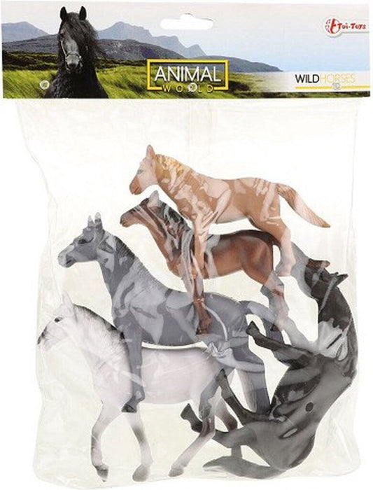 Animal World Paarden Diere Deluxe 5Stuks In Zak Default Title Dieren Joy&Bloom