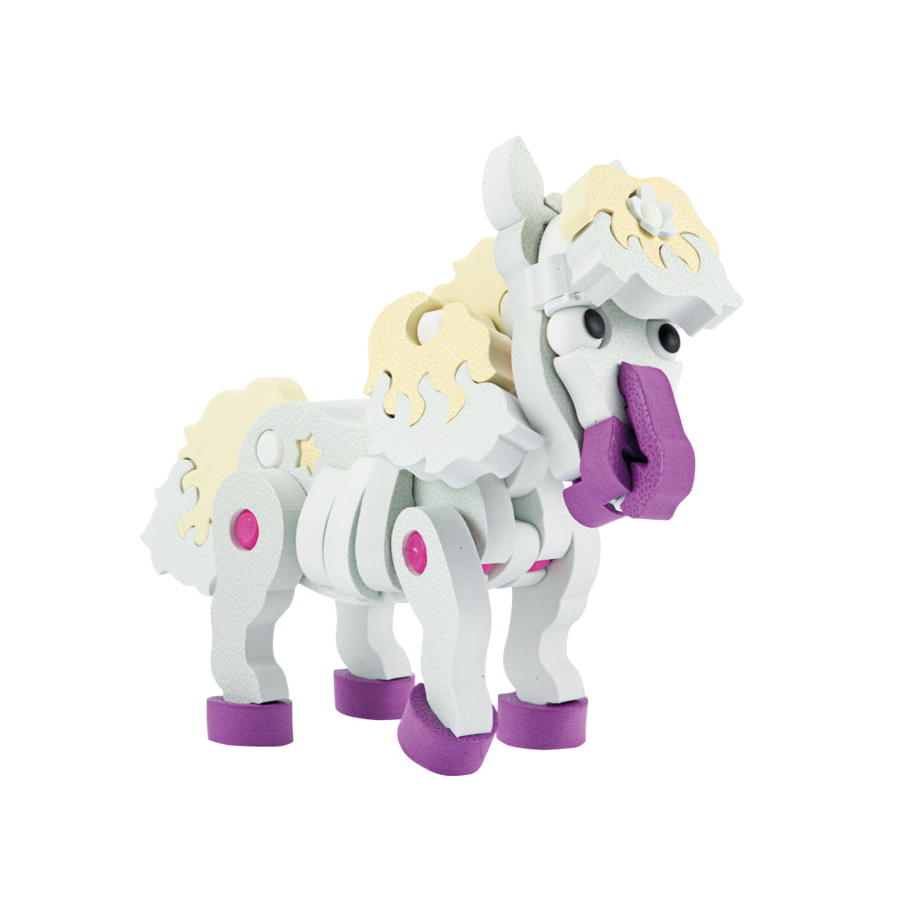 Toi-Toys 3D Puzzel Constuksructiefoam Paard Diy Set S 3D Puzzels Joy&Bloom