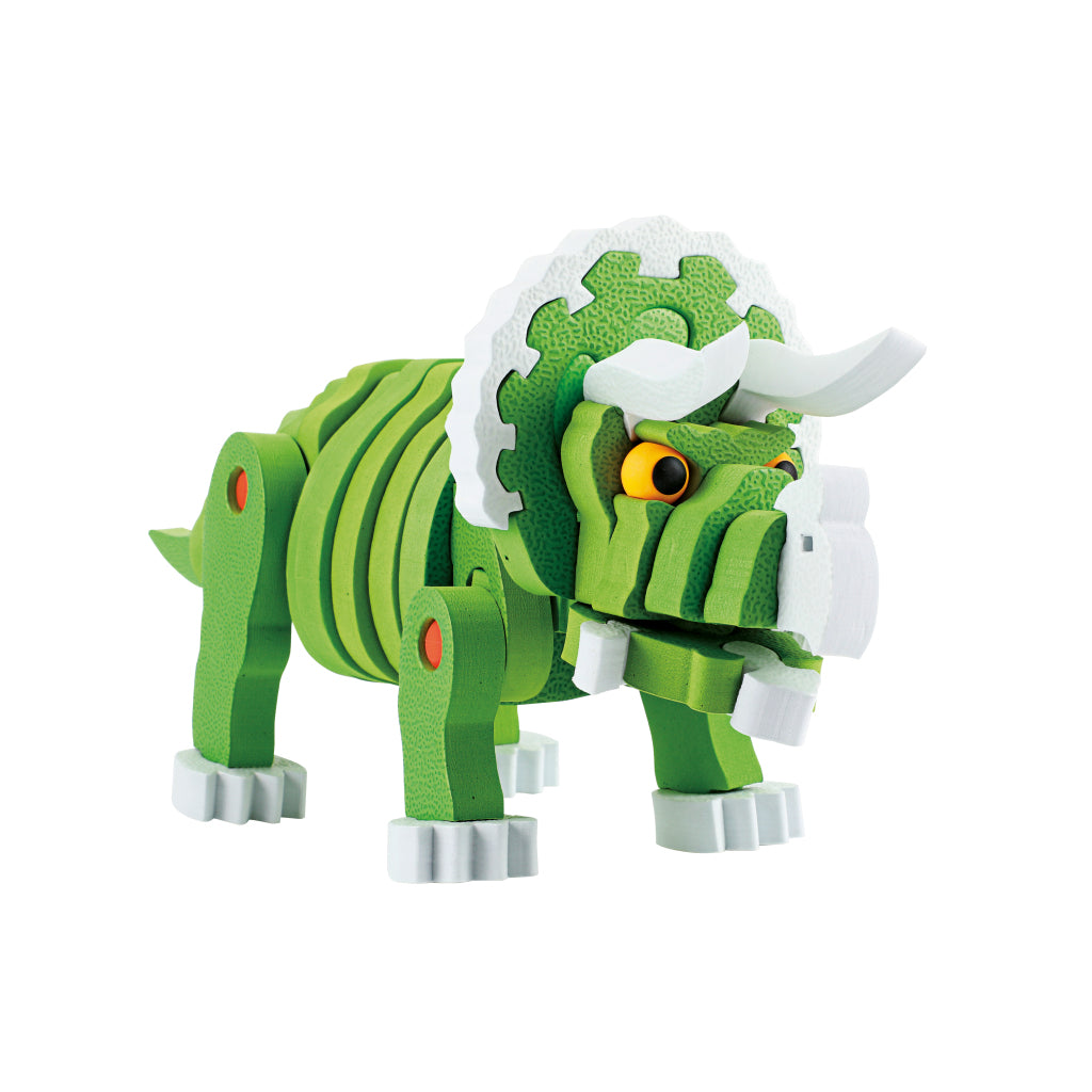 Toi-Toys Knutselpuzzel Tricera Junior 25,8 Cm Groen 59-Delig 3D Puzzels Joy&Bloom
