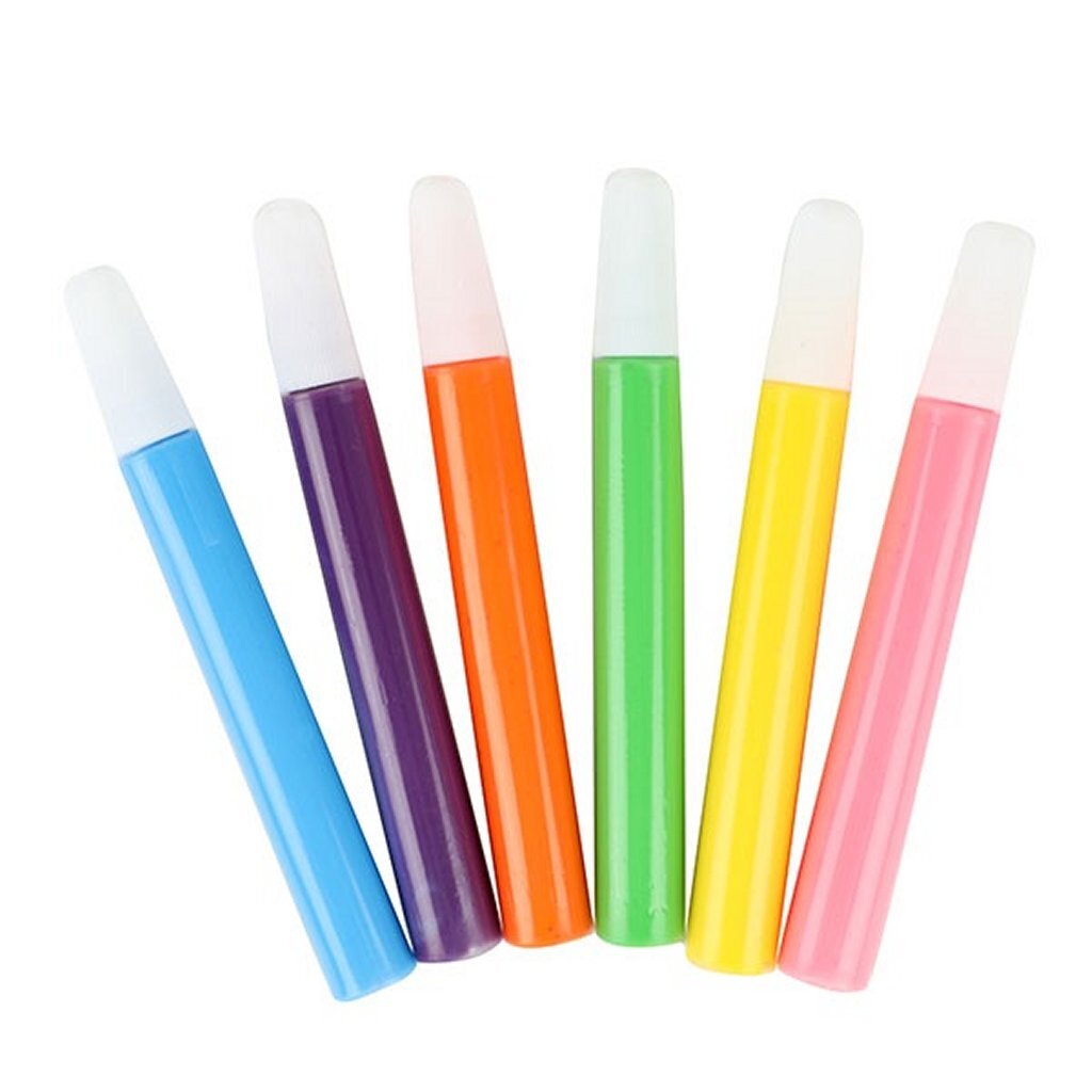 Toi-Toys Textielstiften 6 Stuks Viltstiften Joy&Bloom