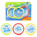 Splash Duikringen 13Cm Groen/Geel/Rood 3-Delig Default Title Zomerpret/Waterpret Joy&Bloom