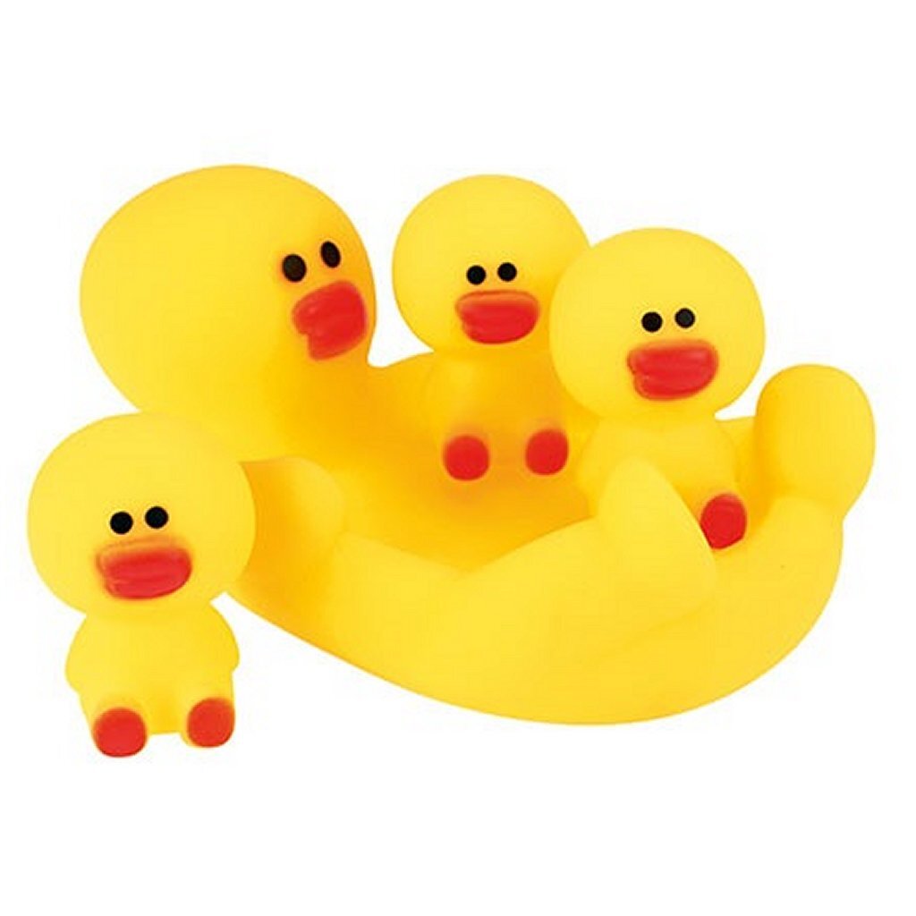 Little Stars Grote Badeend Met 3 Kleine Badeendjes Default Title Bad Speelgoed Joy&Bloom