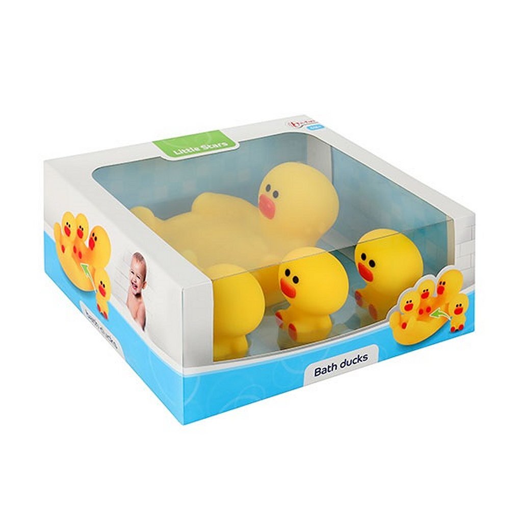 Little Stars Grote Badeend Met 3 Kleine Badeendjes Bad Speelgoed Joy&Bloom