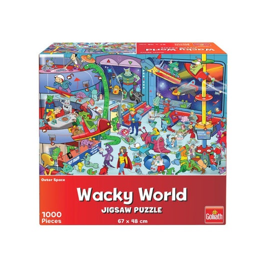 Goliath Wacky World Puzzel Outerspace 1000 Stukjes Default Title Kinderpuzzels Joy&Bloom
