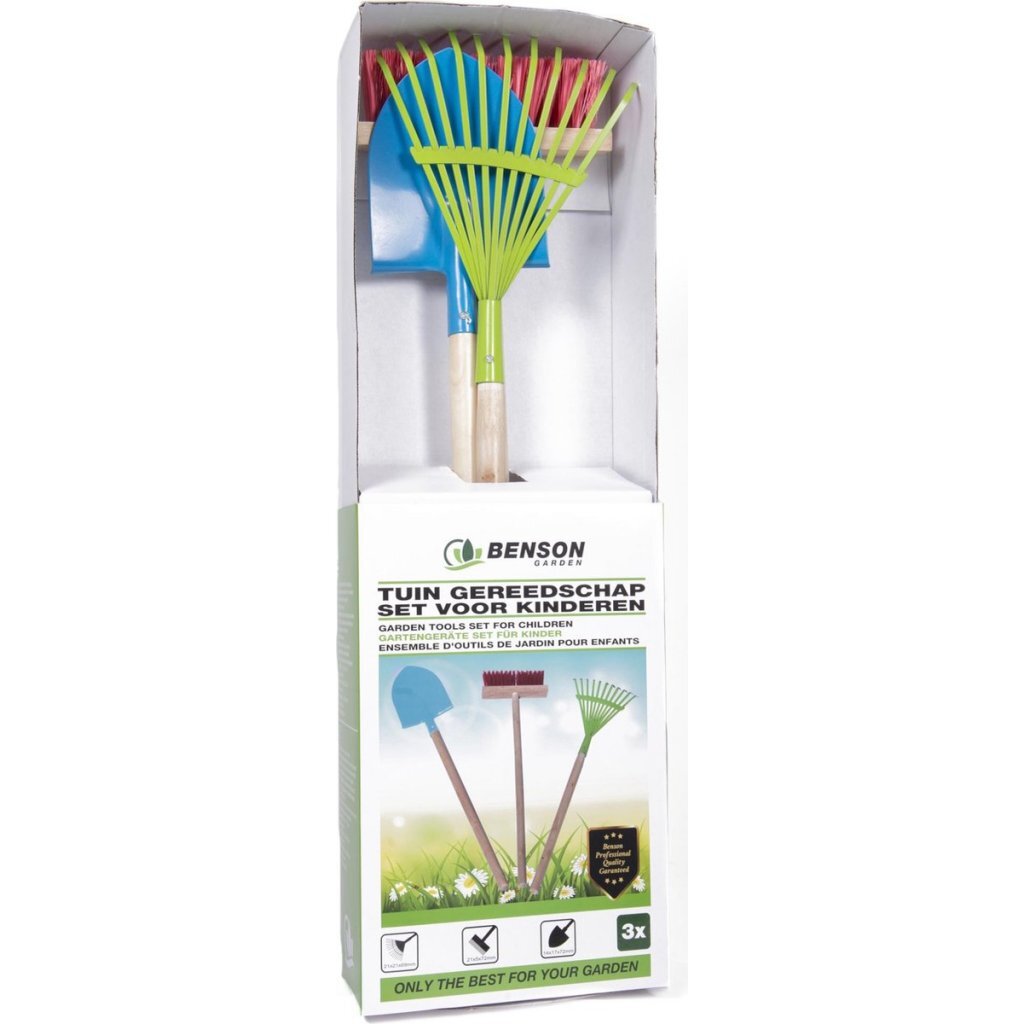 Benson Kinder Tuingereedschap 3-Delig Tuingereedschap Joy&Bloom