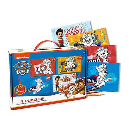 Paw Patrol 4In1 Puzzel 12-24 Stukjes Default Title Paw Patrol Joy&Bloom