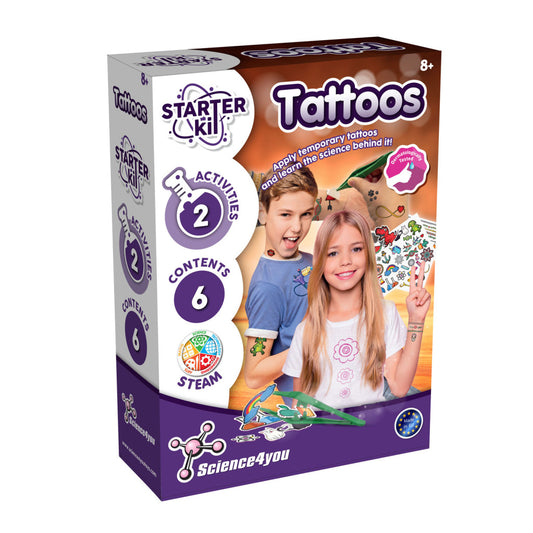 Science4You Starter Kit Tattoos Default Title Wetenschap/Experimenten Joy&Bloom
