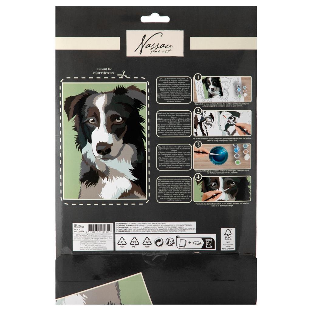 Nassau Schilderen Op Nummer Hond Schilderen Joy&Bloom