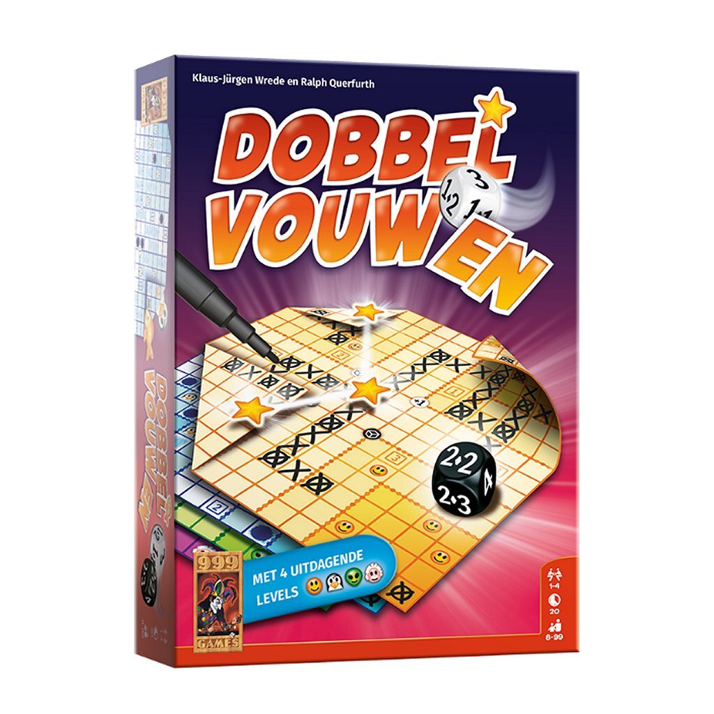 999 Games Dobbel Vouwen Default Title Dobbelspellen Joy&Bloom