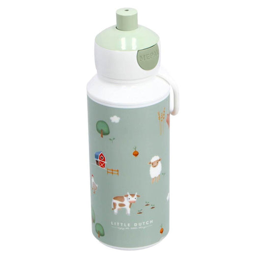Mepal Little Farm Drinkfles Pop-Up Campus 400 Ml Default Title Schoollunch Joy&Bloom