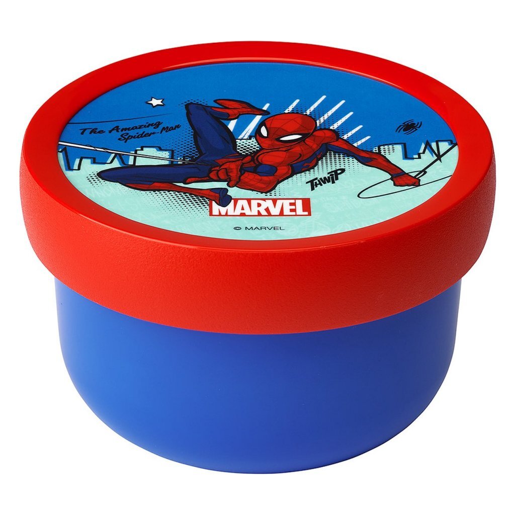 Mepal Campus Fruitbox Spiderman 300 Ml Rood/Blauw Default Title Schoollunch Joy&Bloom