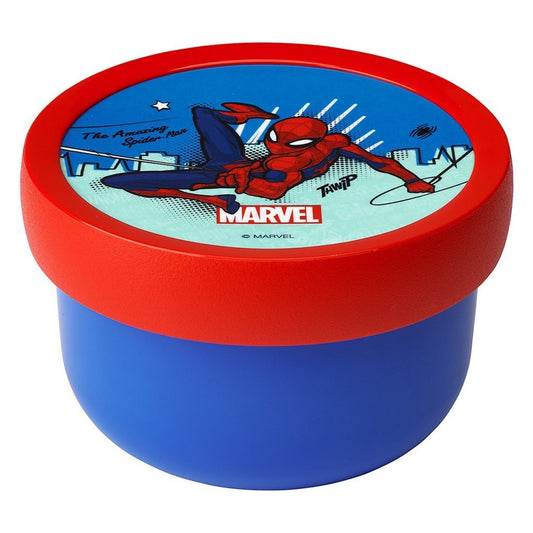 Mepal Campus Fruitbox Spiderman 300 Ml Rood/Blauw Default Title Schoollunch Joy&Bloom