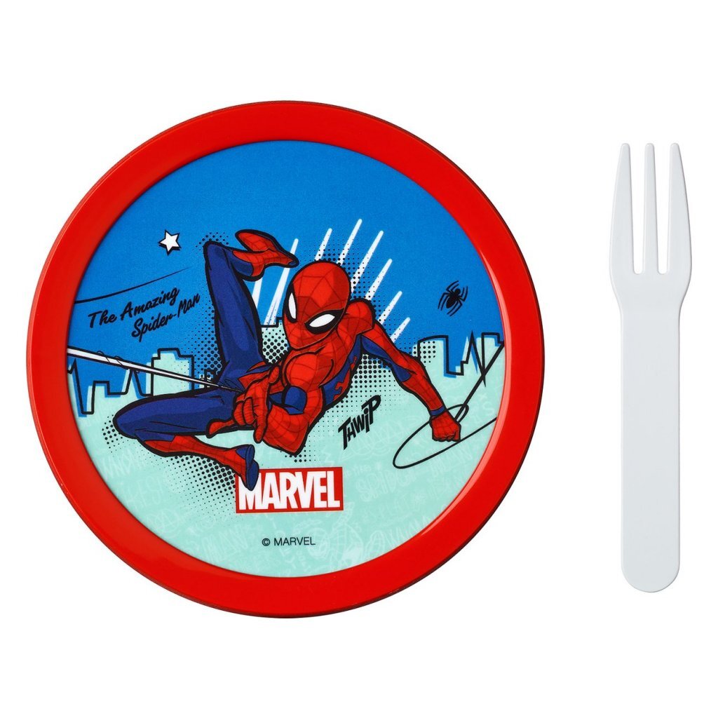 Mepal Campus Fruitbox Spiderman 300 Ml Rood/Blauw Schoollunch Joy&Bloom