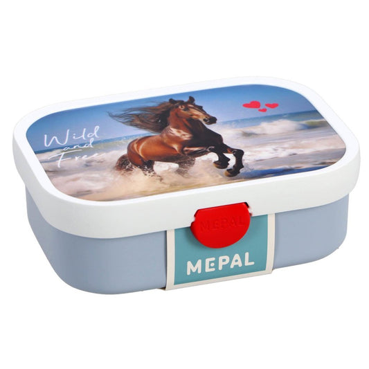 Mepal Lunchbox Campus Wild Horse Wit/Blauw Default Title Schoollunch Joy&Bloom