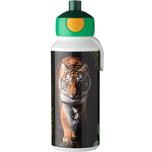 Mepal Campus Pop-Up Drinkfles Wild Tiger 400 Ml Default Title Schoollunch Joy&Bloom