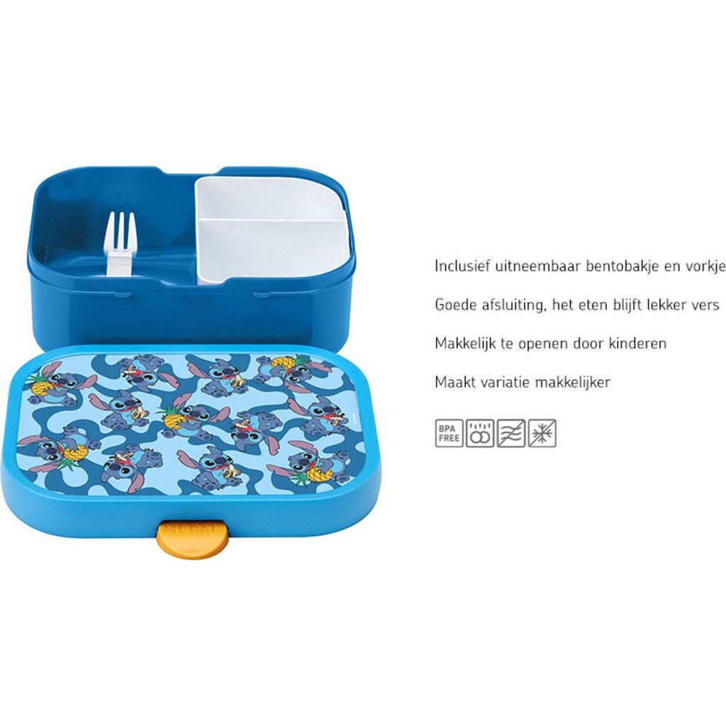 Mepal Campus Lunchbox Disney Stitch Blauw Schoollunch Joy&Bloom