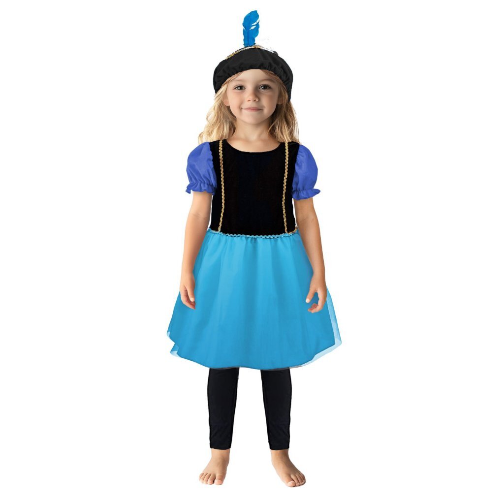 Overige Merken Pietenjurk 110-116 Paars/Blauw Default Title Sinterklaasartikelen Joy&Bloom